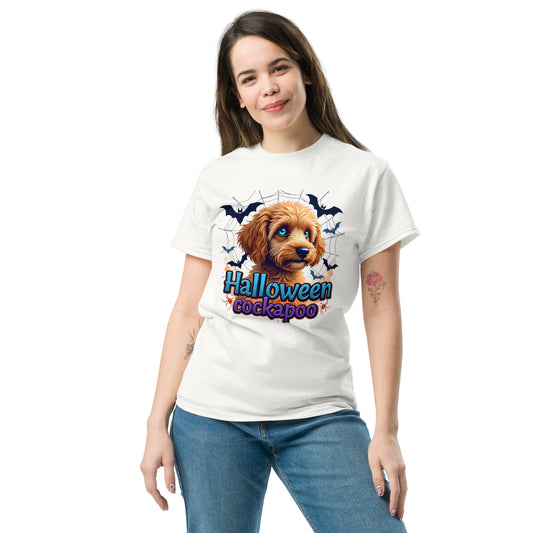 Unisex Halloween cockapoo blue eyed series 2 classic tee