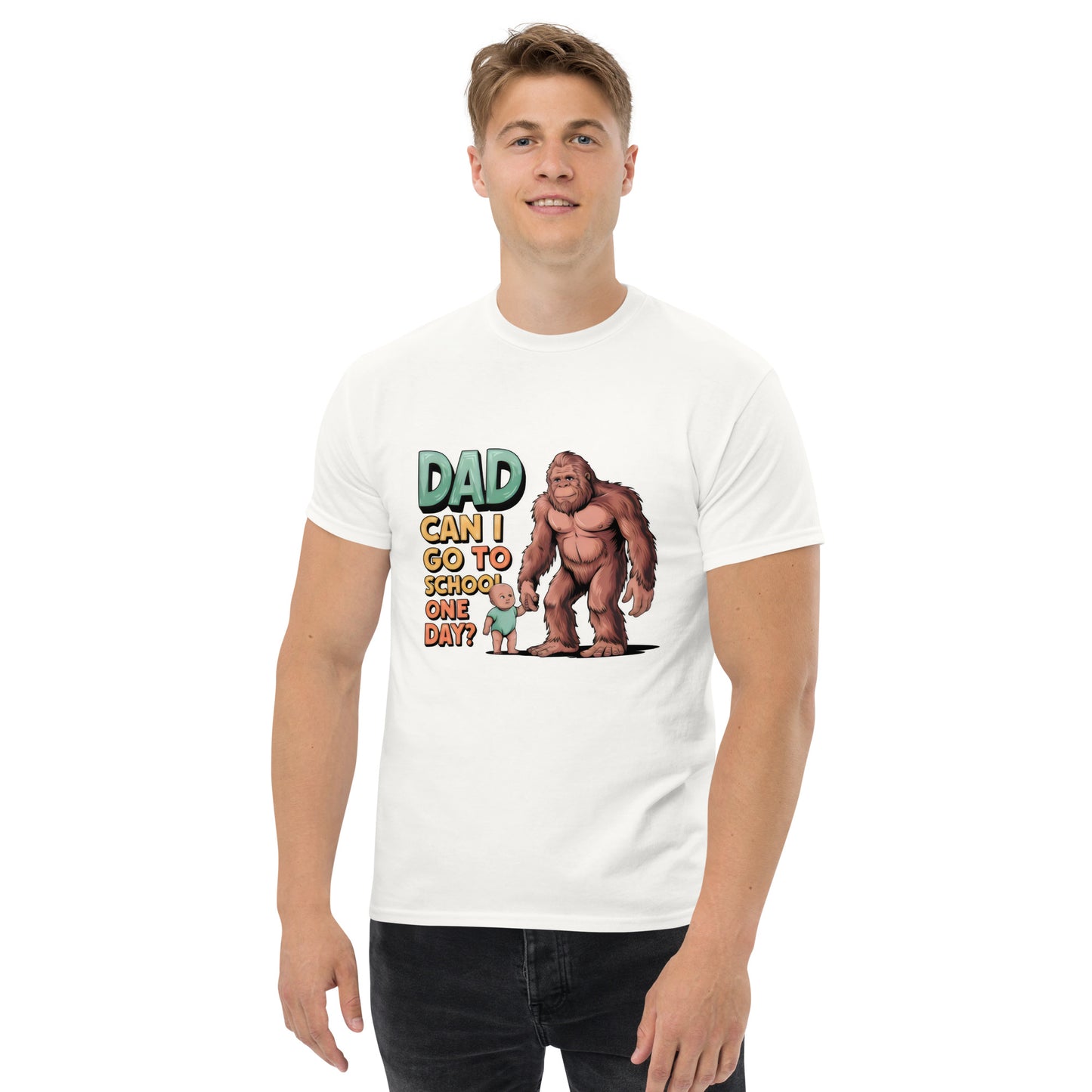 men's Dad and son classic tee