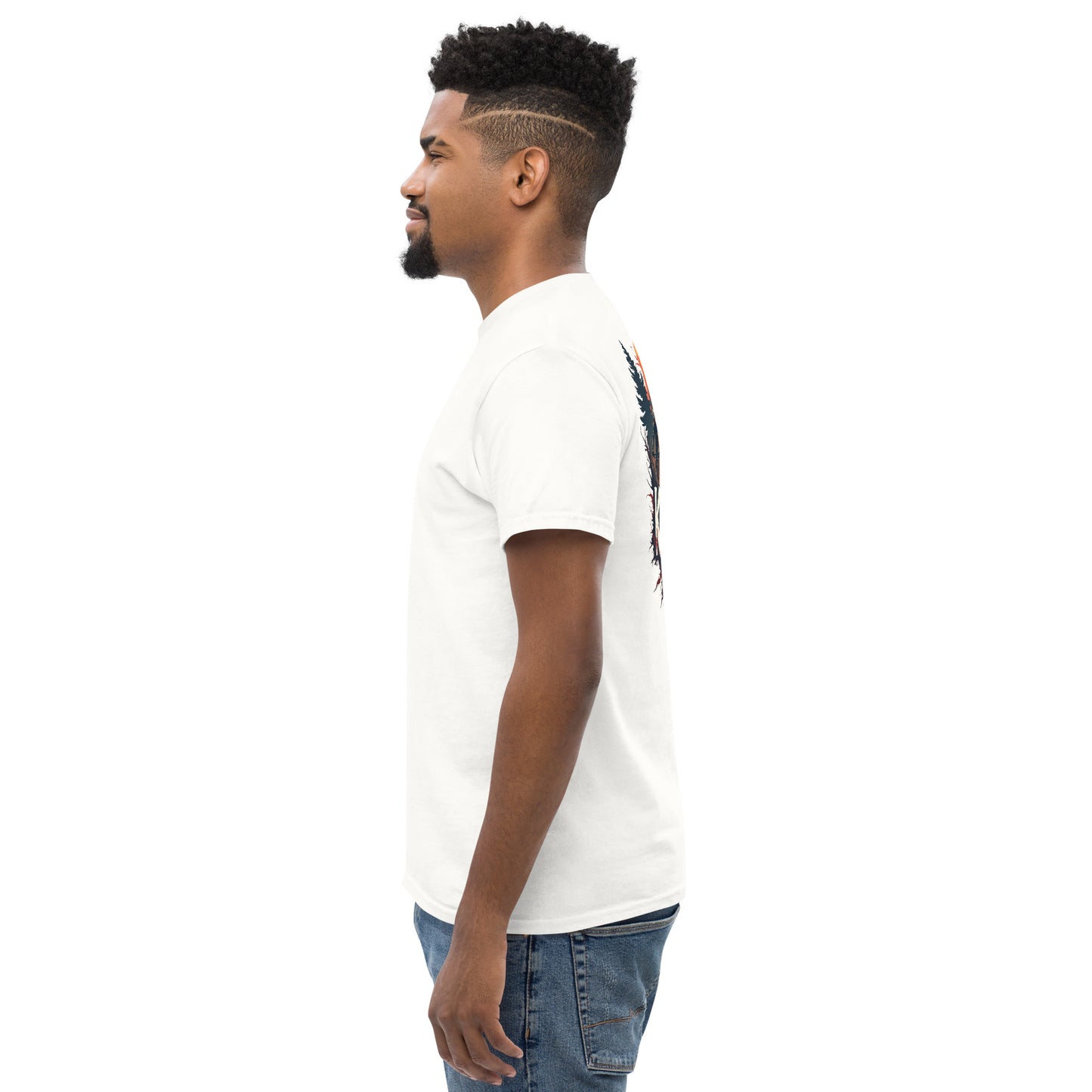 Men's Back print Knight riders classic tee