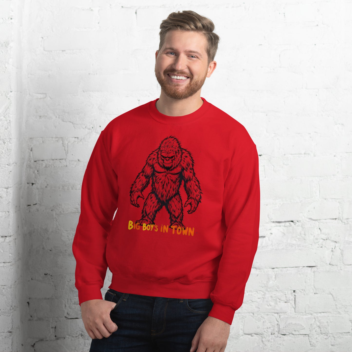 Unisex The big boys in town T-Shirt Sweatshirt