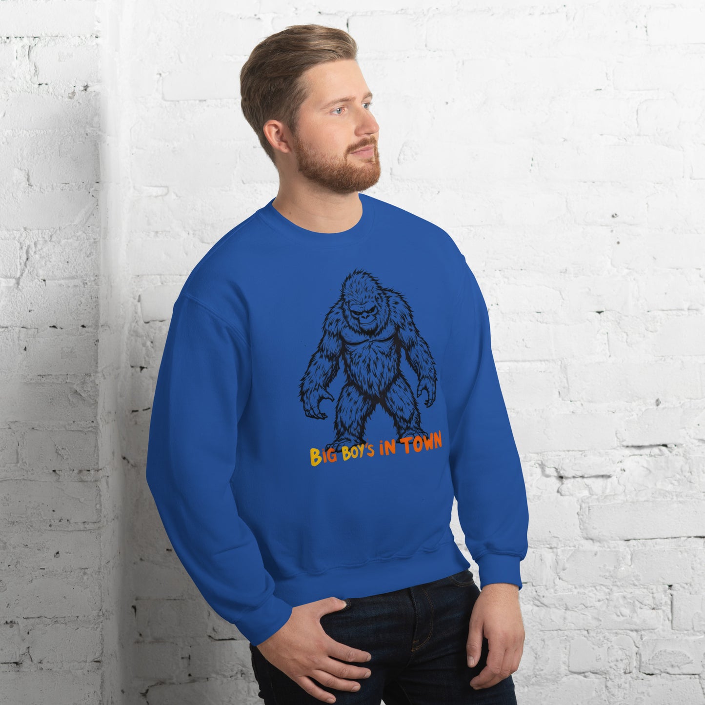 Unisex The big boys in town T-Shirt Sweatshirt