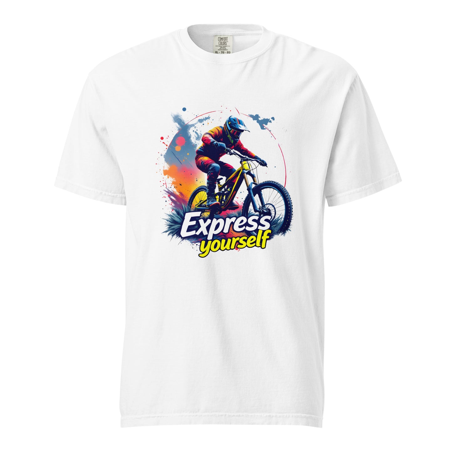 Unisex MTB express yourself garment-dyed heavyweight t-shirt