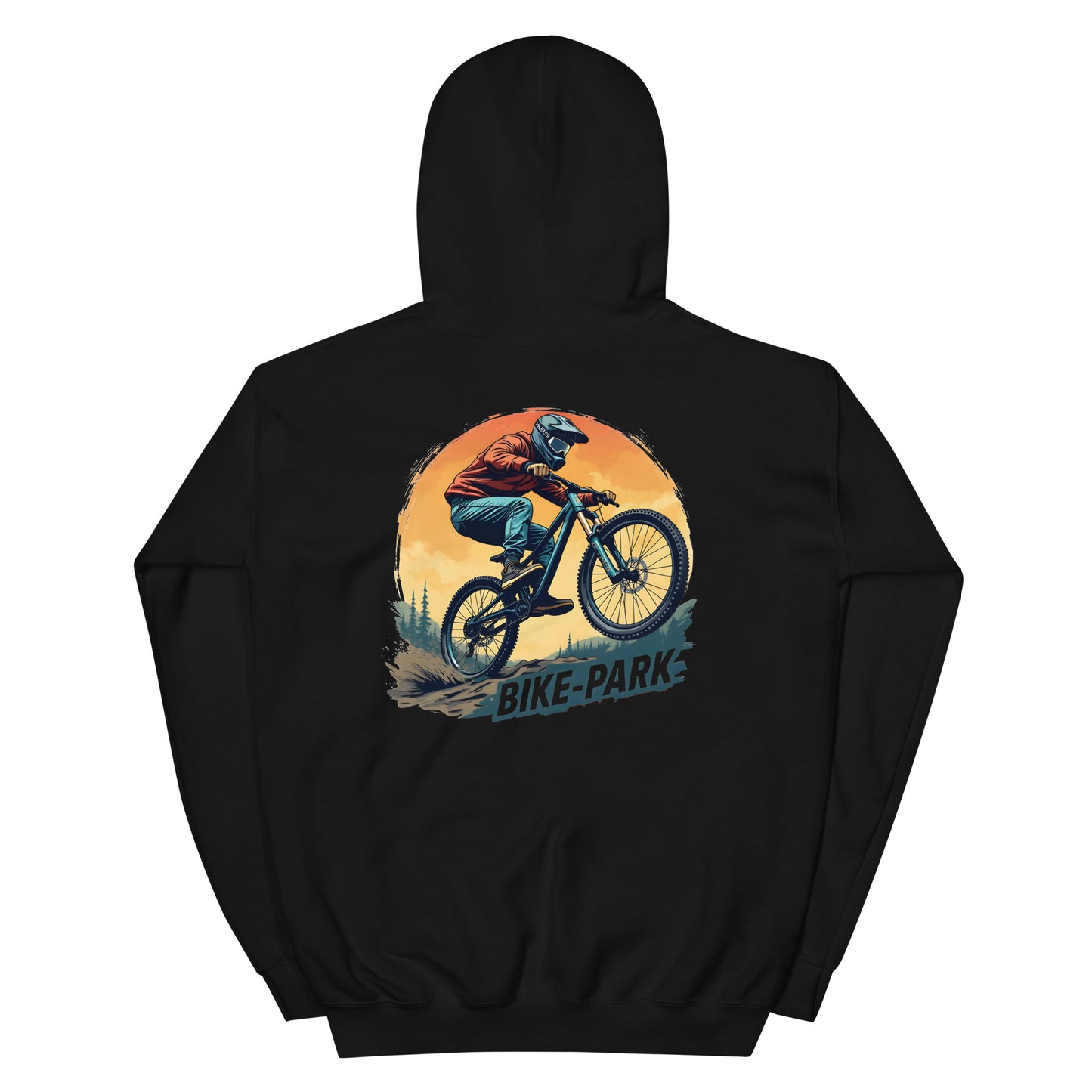 Unisex men's bike Park Rider classic Hoodie