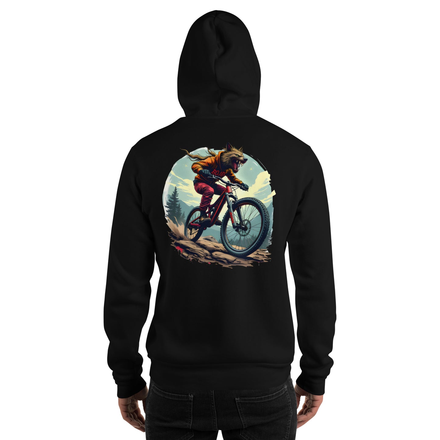 Unisex Wolfman rides Hoodie