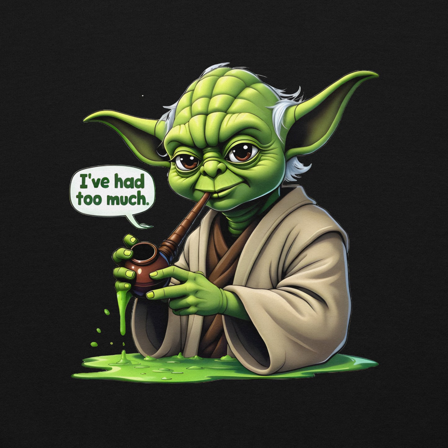 Unisex Yoda I've had too Much Hoodie