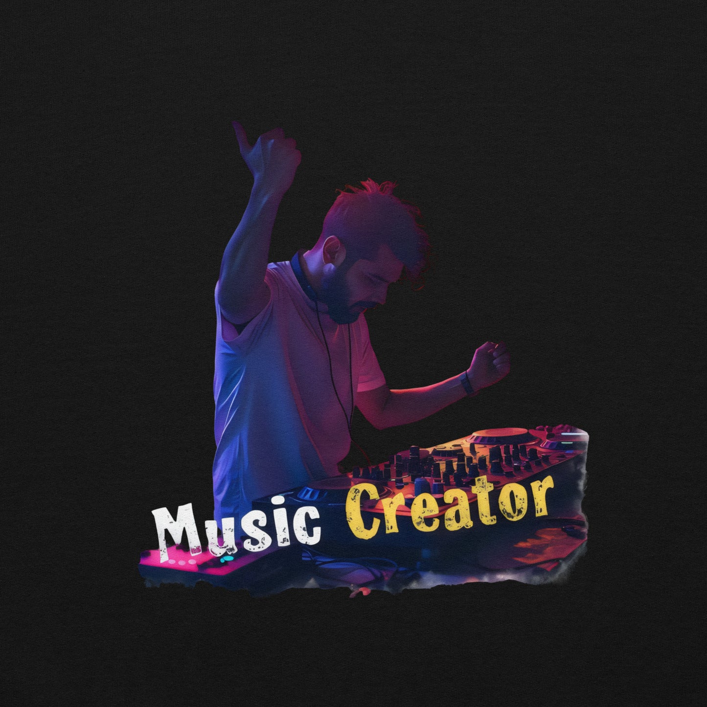 Unisex Music maker Twin-print music creator Hoodie