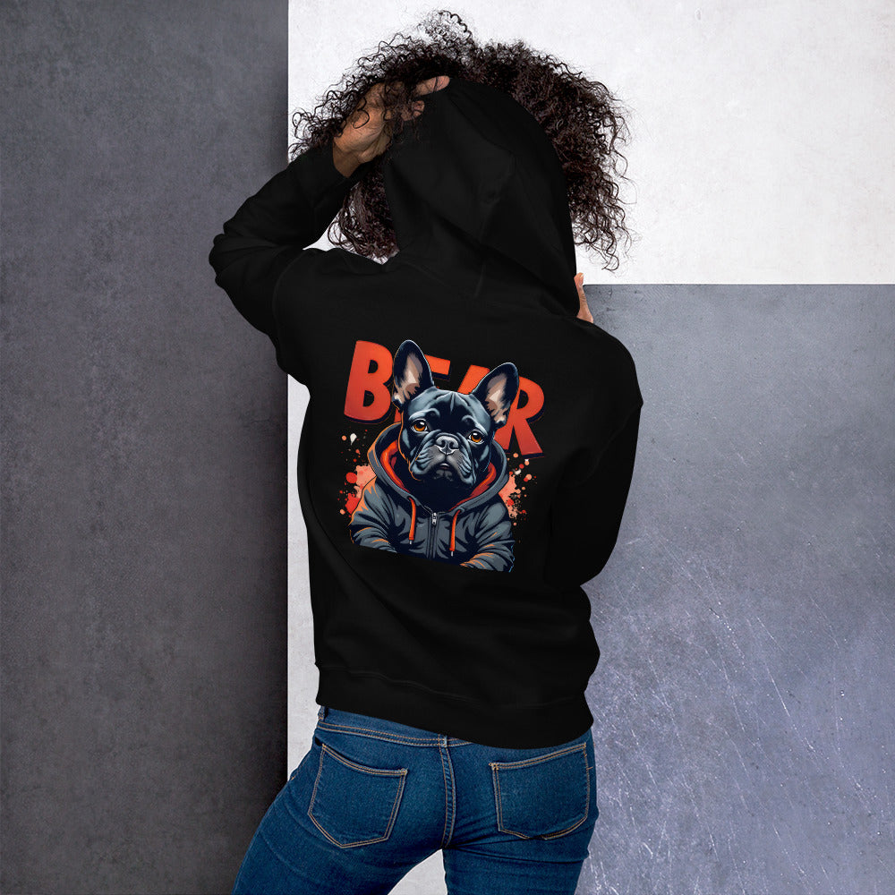 Unisex Bear Dog French bulldog classic Hoodie