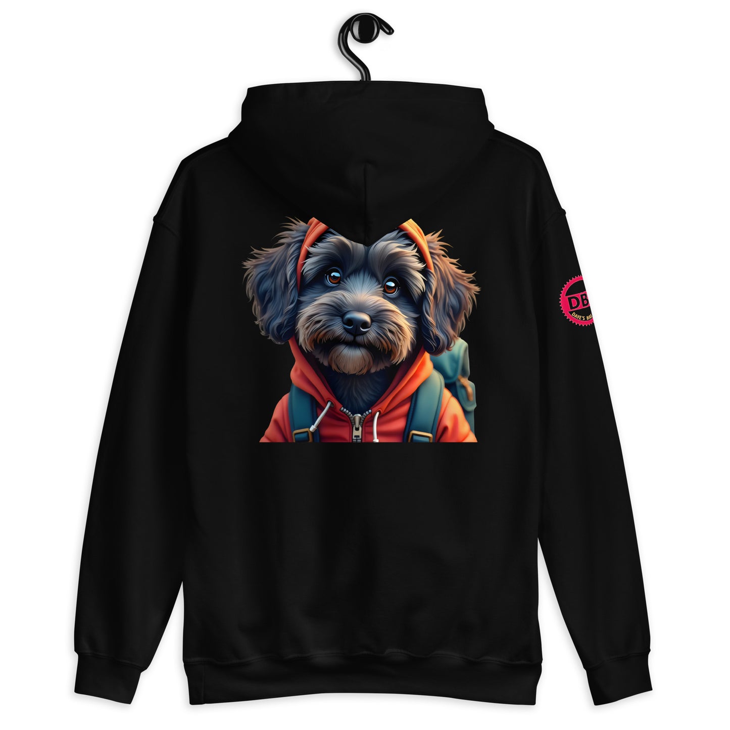 dog ladies Lunar Cockapoo faded t-shirt Hoodie