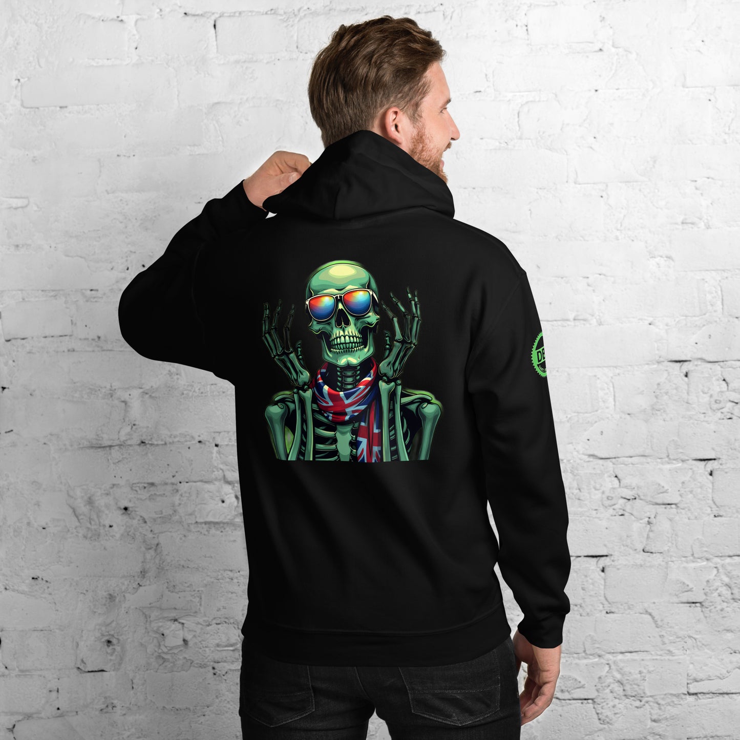 Unisex Luminous skeleton man Hoodie