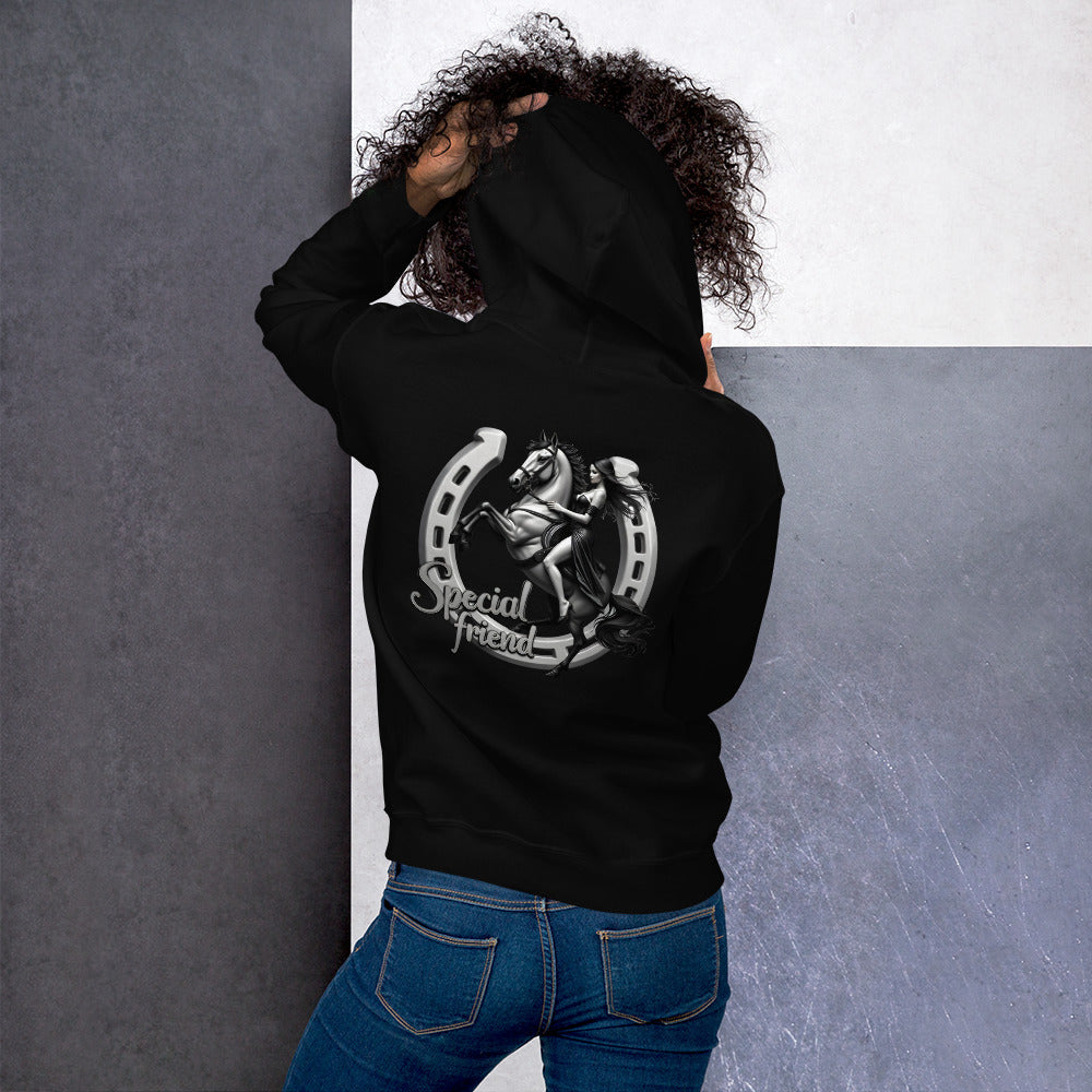 Women's horse Shoe special friend Hoodie