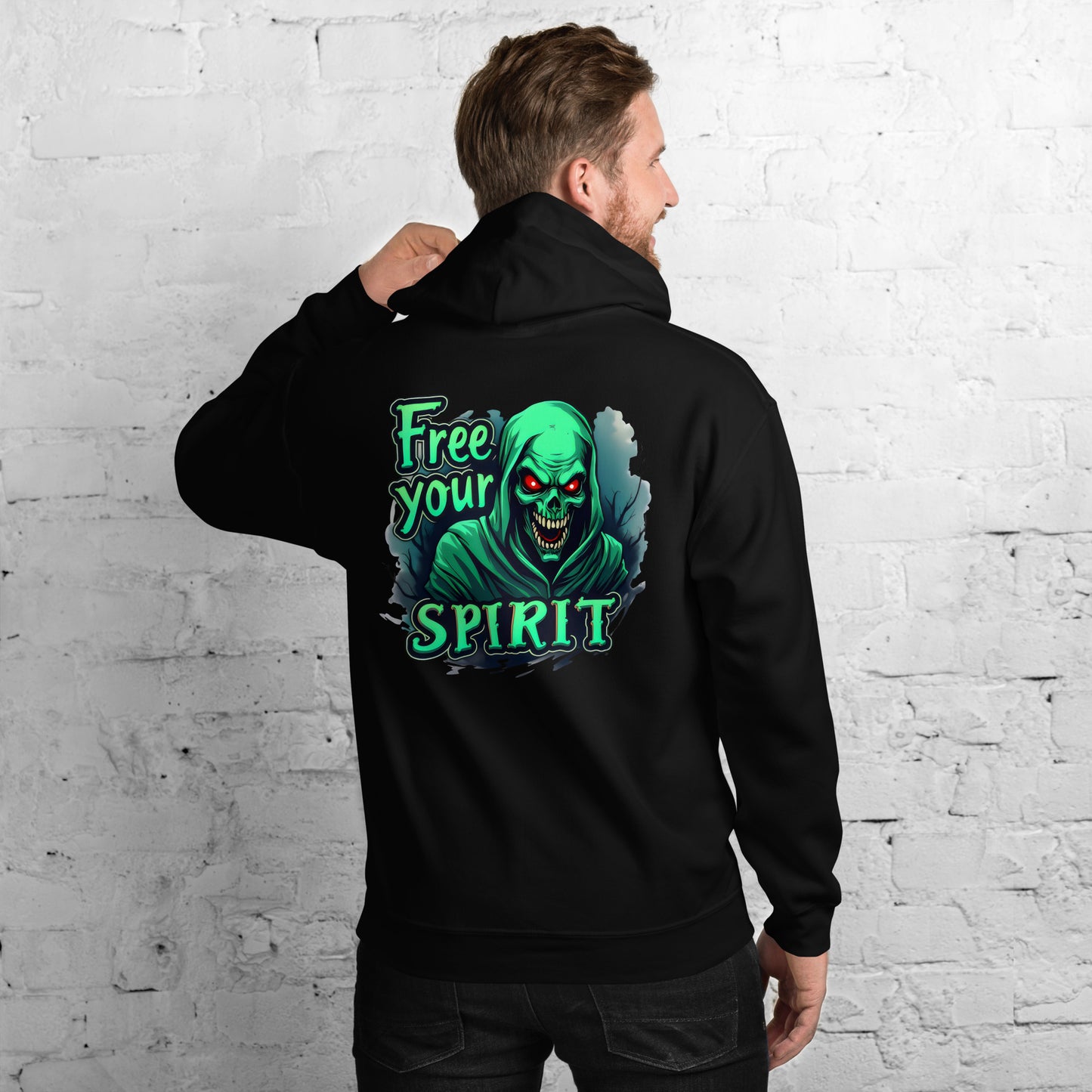 Unisex Halloween free your spirit heavy blend Hoodie