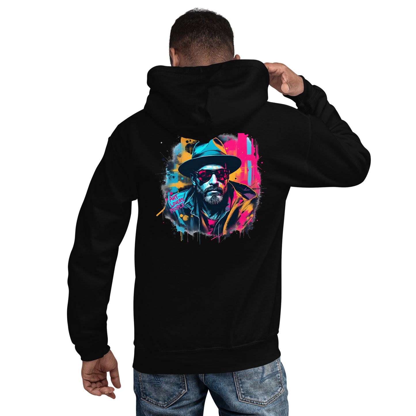 Unisex Twin print gravy Ai style art lover Hoodie