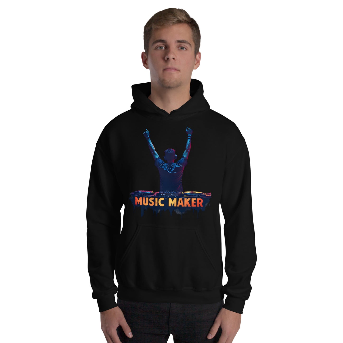 Unisex Music maker Twin-print music creator Hoodie