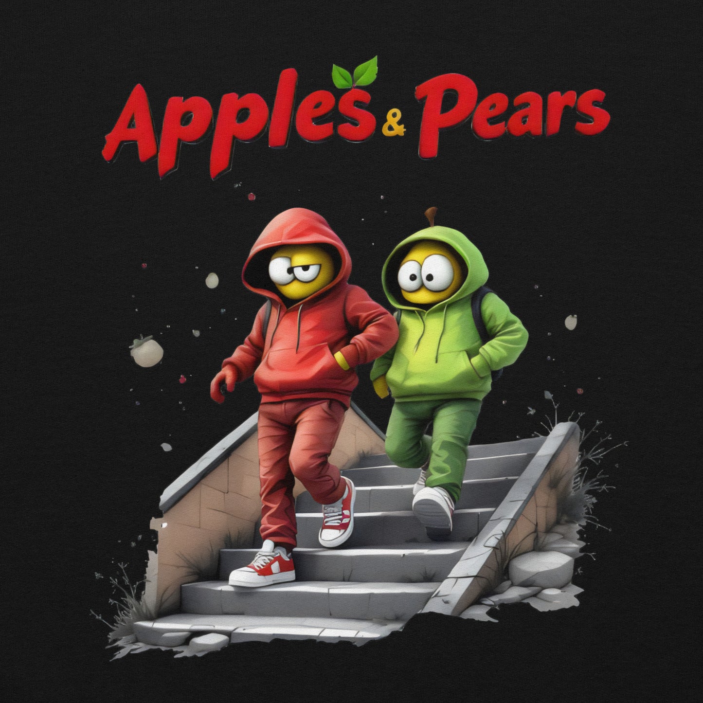 Unisex Holds and pairs twin print Series 2 Hoodie