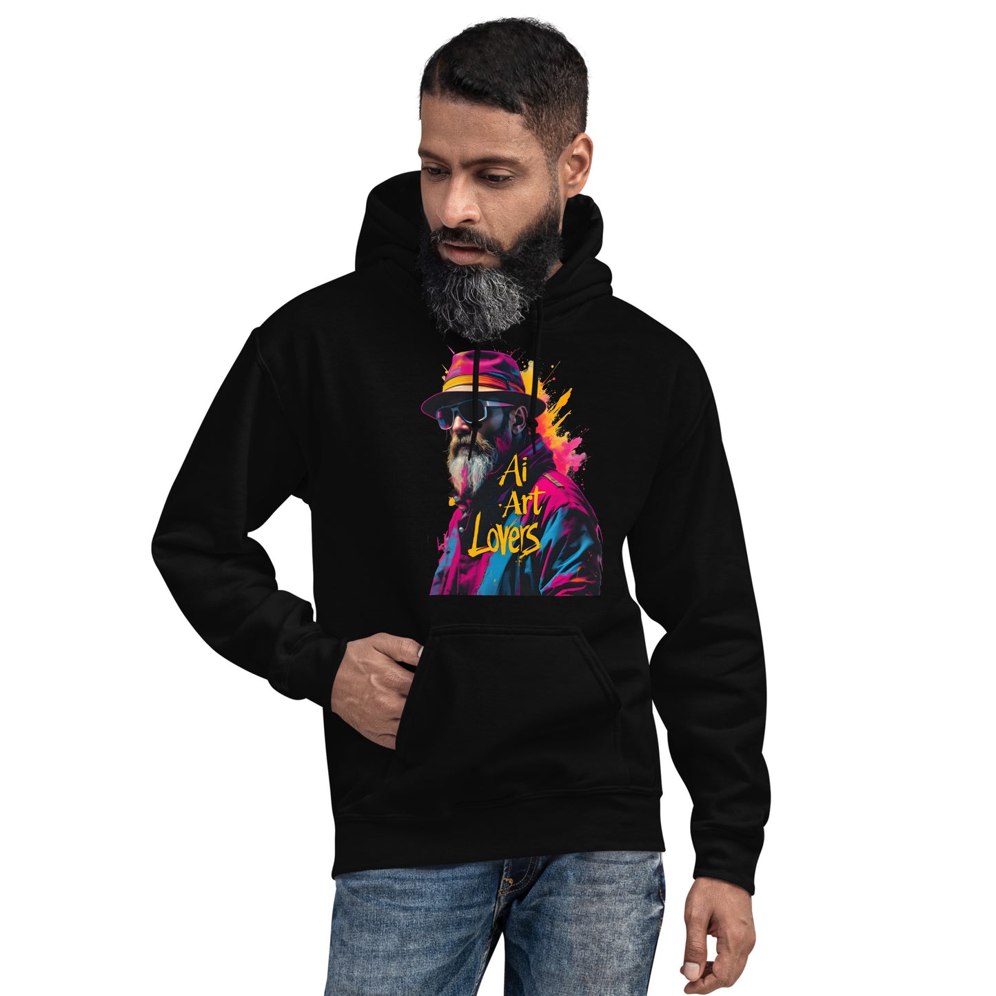 Unisex Twin print gravy Ai style art lover Hoodie