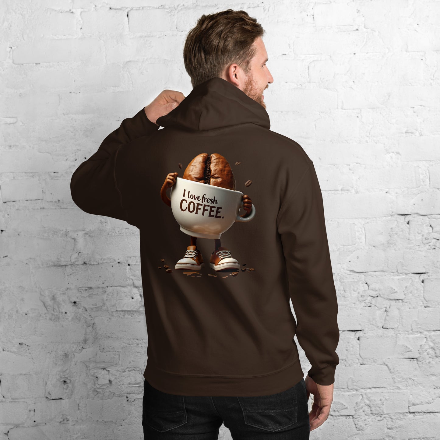 Unisex I love fresh coffee Hoodie