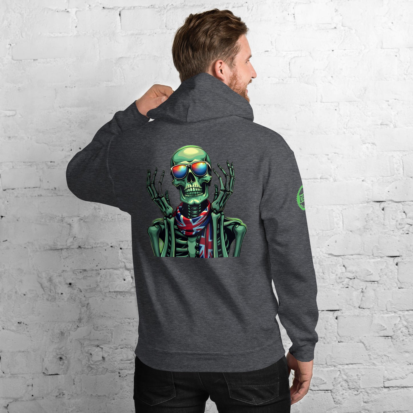 Unisex Luminous skeleton man Hoodie