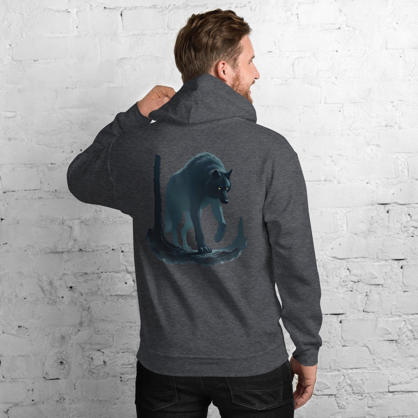 Unisex Unisex Shadow Wolf classic tee Hoodie