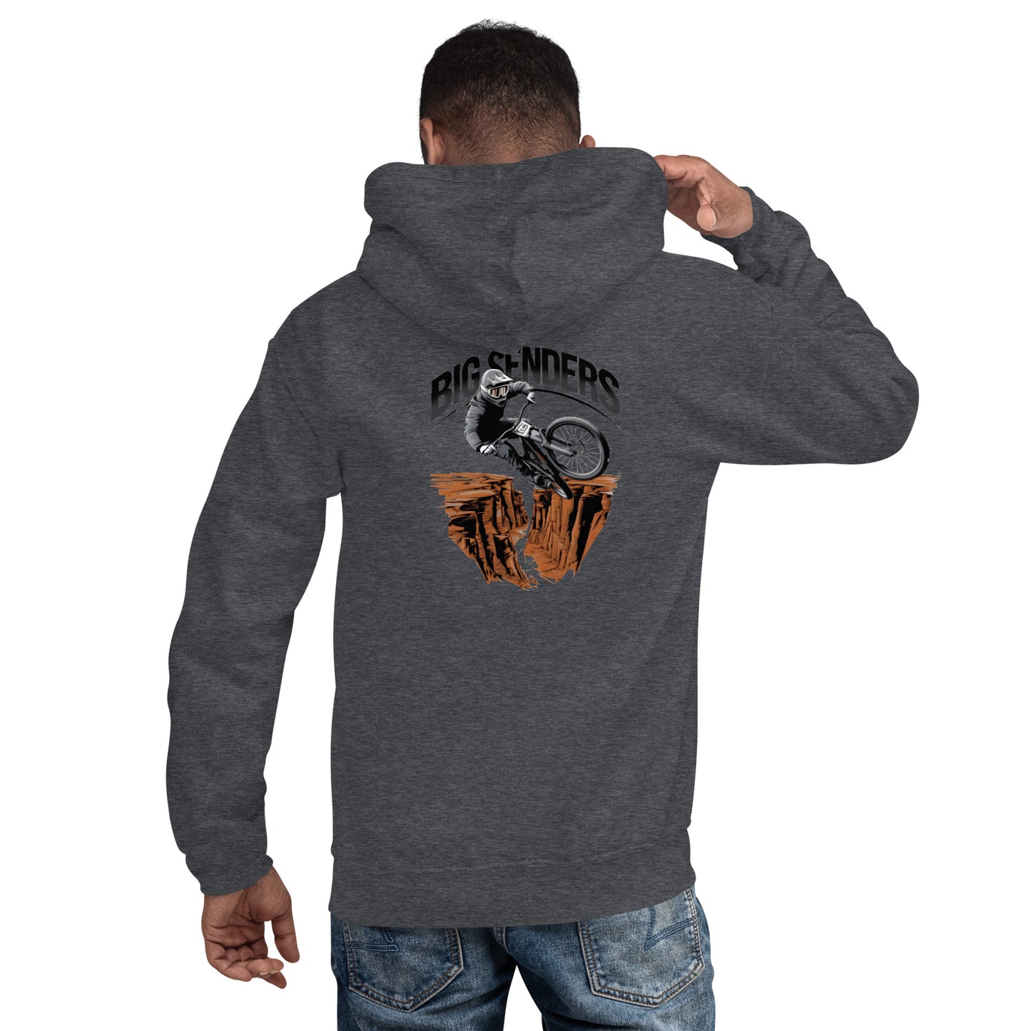 Unisex Twin print Big Canyon Sender Hoodie