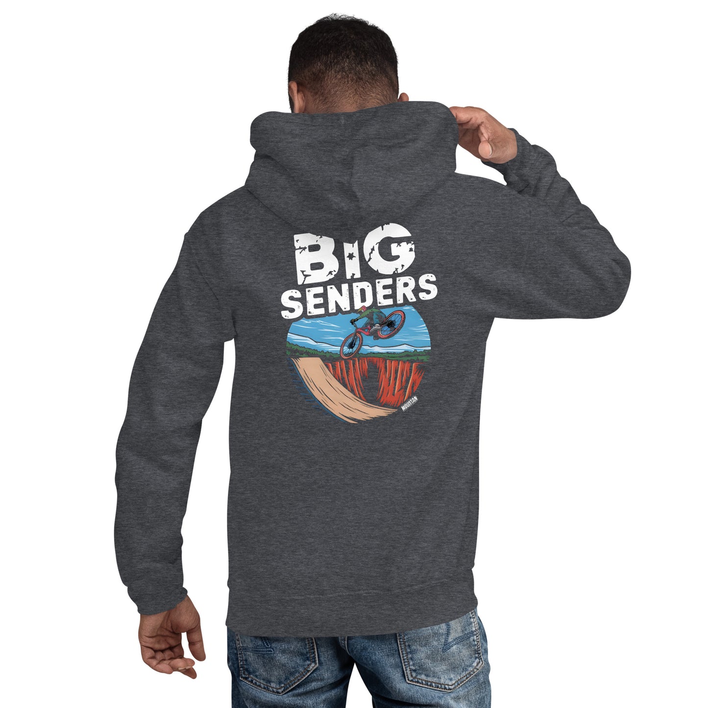 Unisex Big sender illustration bike-park Hoodie