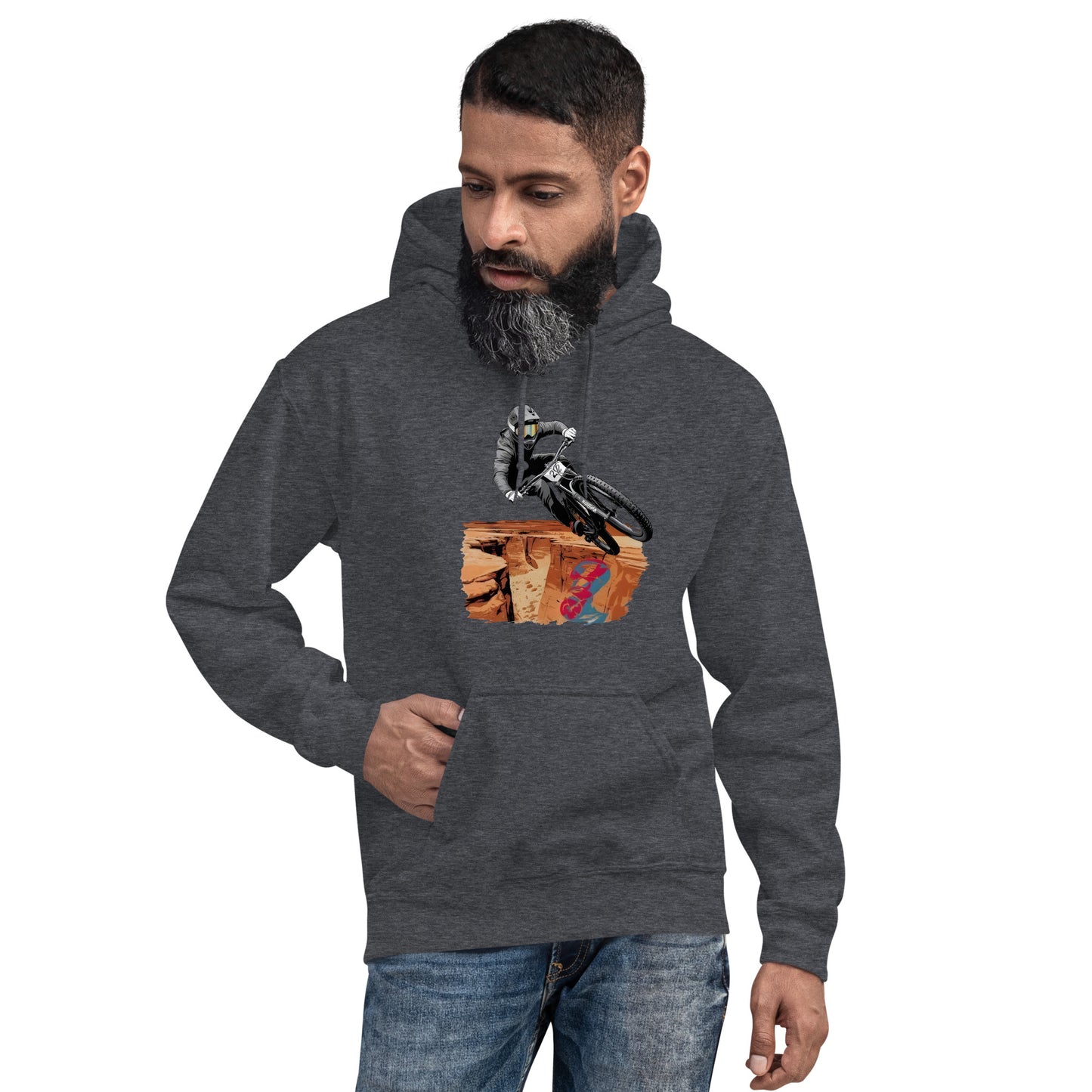 Unisex Twin print Big Canyon Sender Hoodie