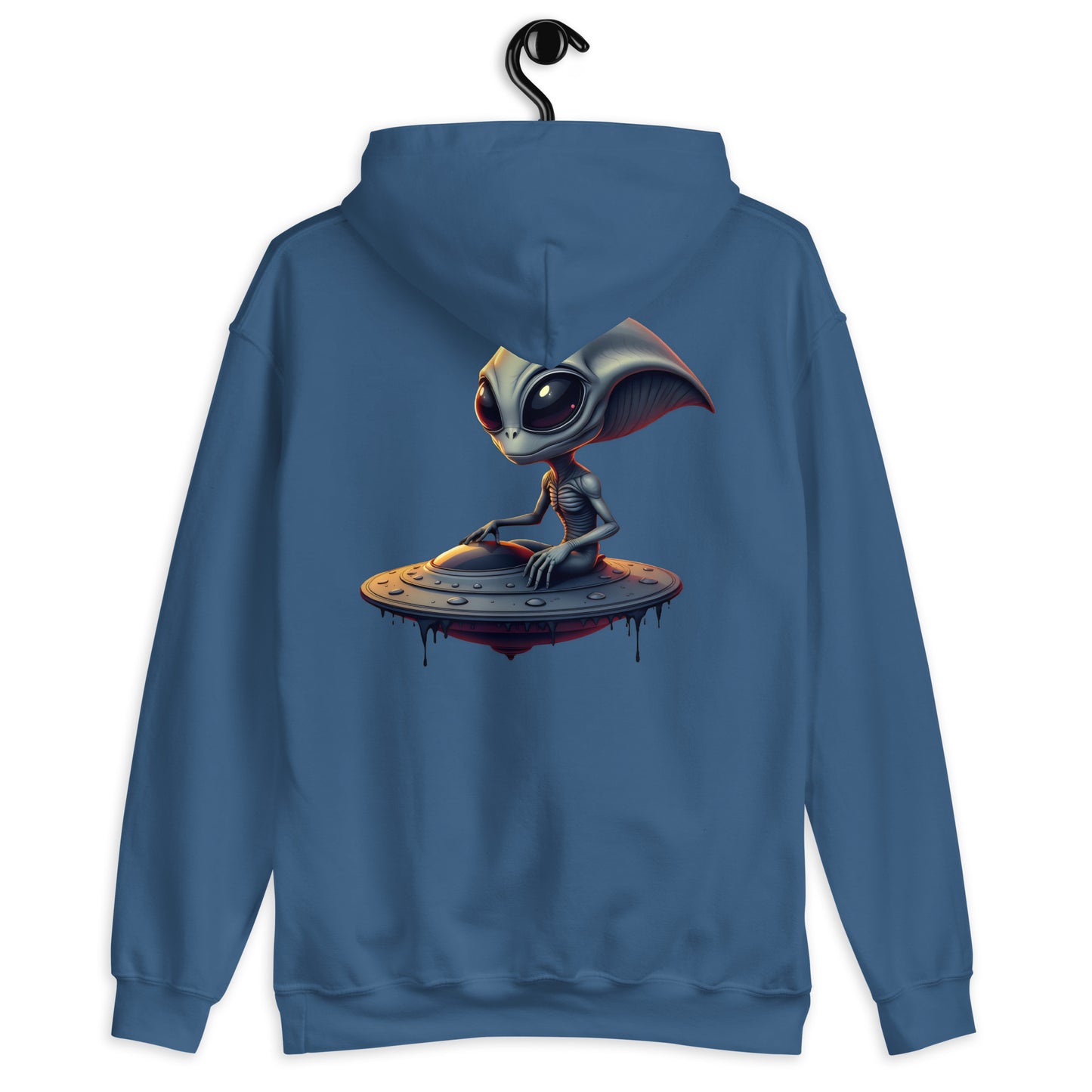 Unisex UFO alien armed eyes Hoodie