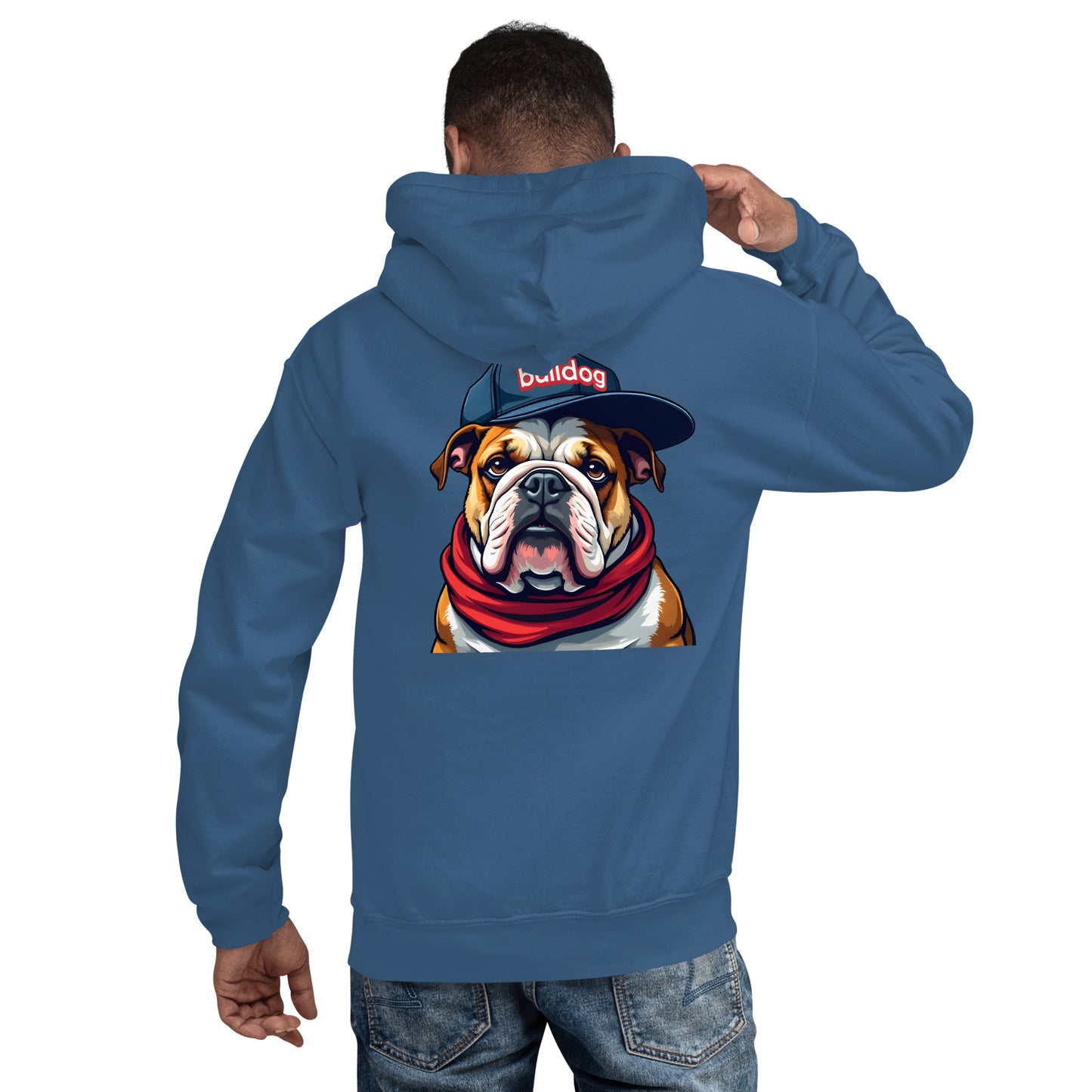 Unisex British bulldog baseball cap Hoodie