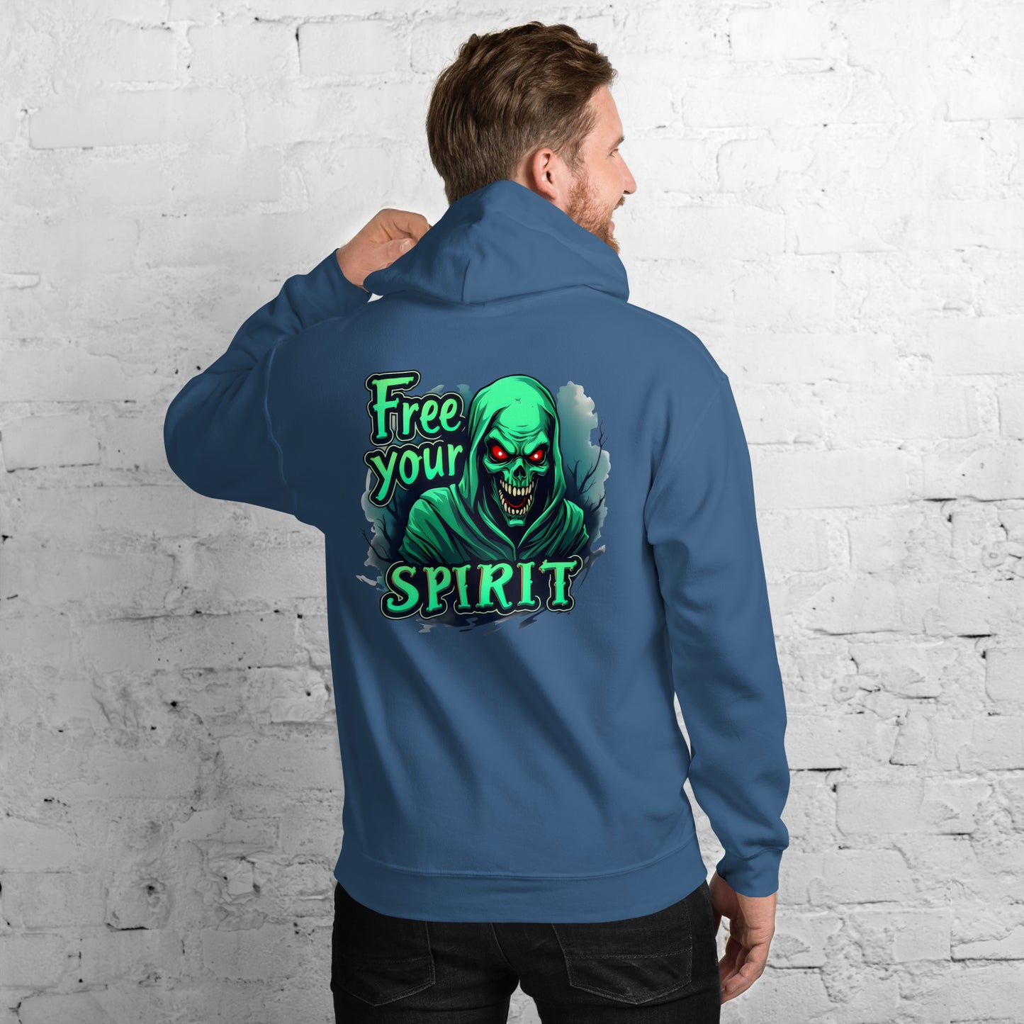 Unisex Halloween free your spirit heavy blend Hoodie