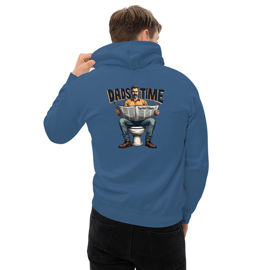 Men's Funny dads sat on toilet dads time Hoodie