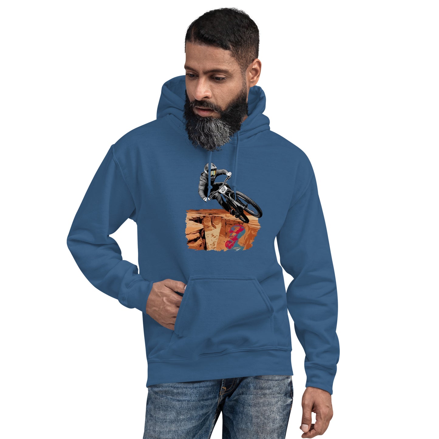 Unisex Twin print Big Canyon Sender Hoodie