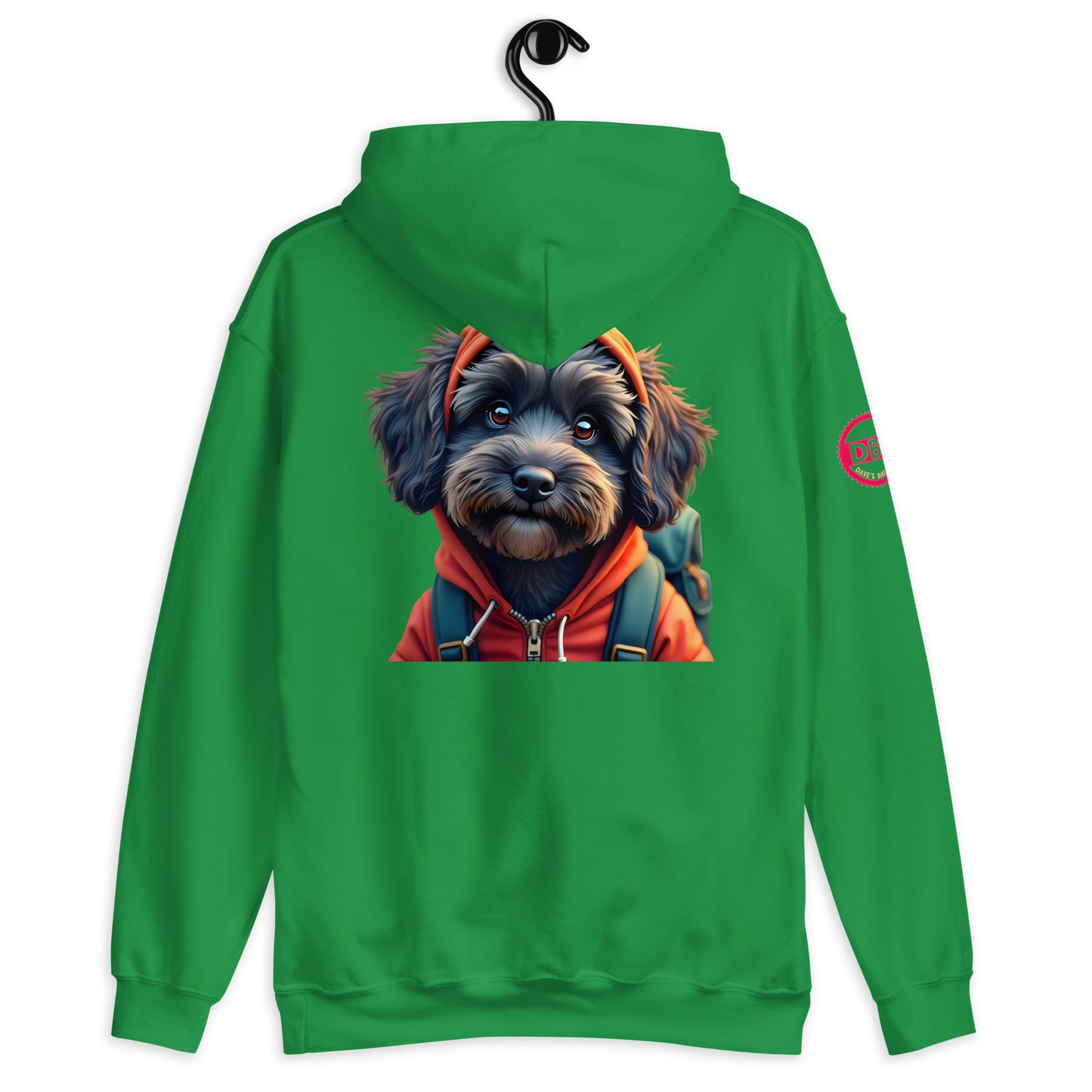 dog ladies Lunar Cockapoo faded t-shirt Hoodie
