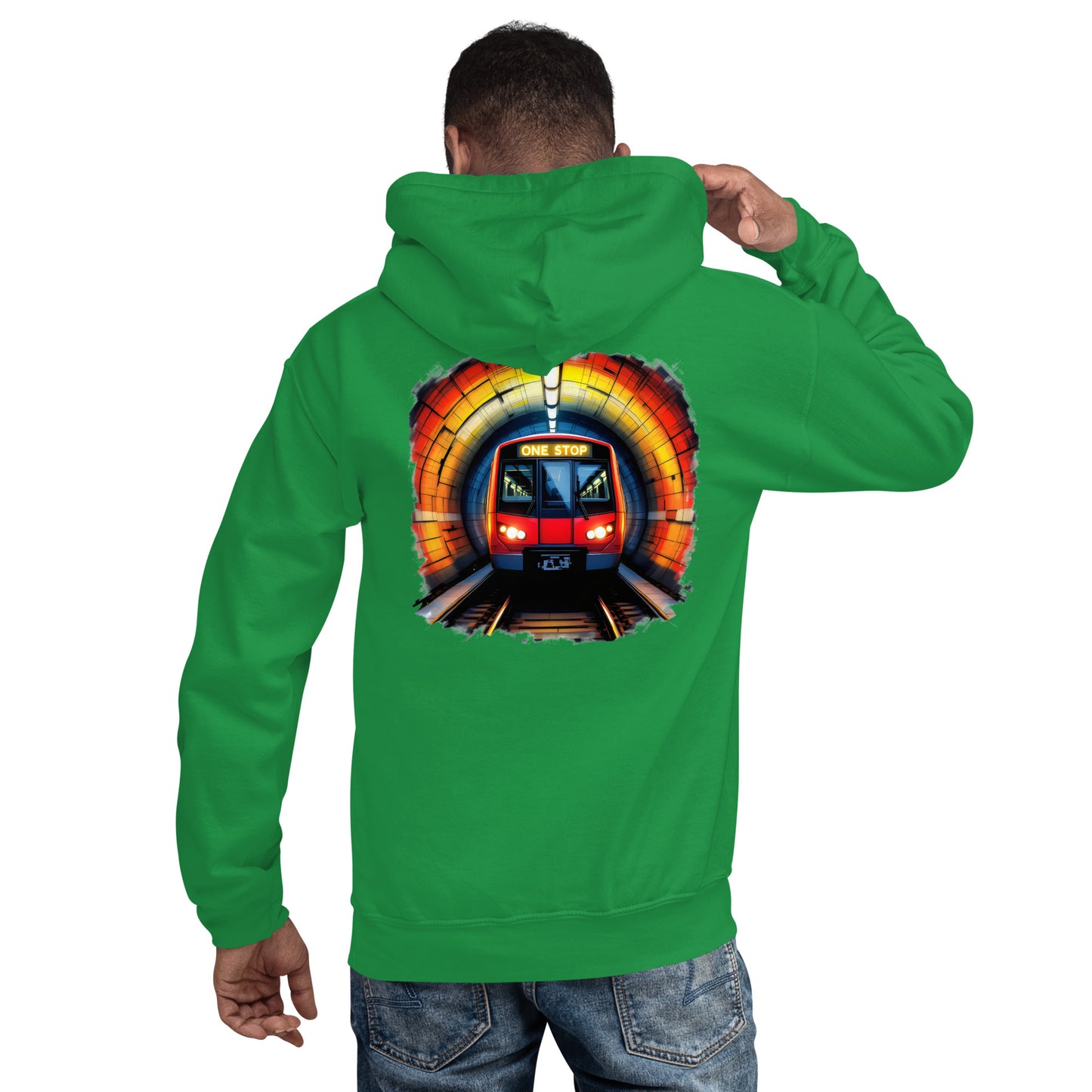 Unisex UK Underground one stop Hoodie