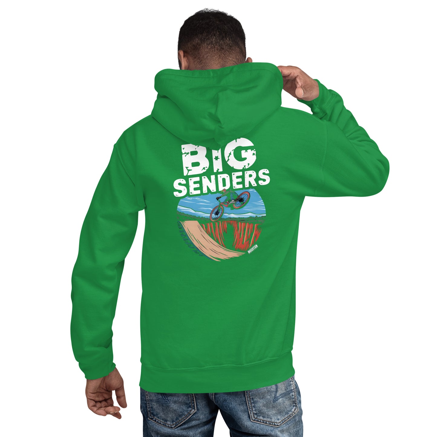Unisex Big sender illustration bike-park Hoodie