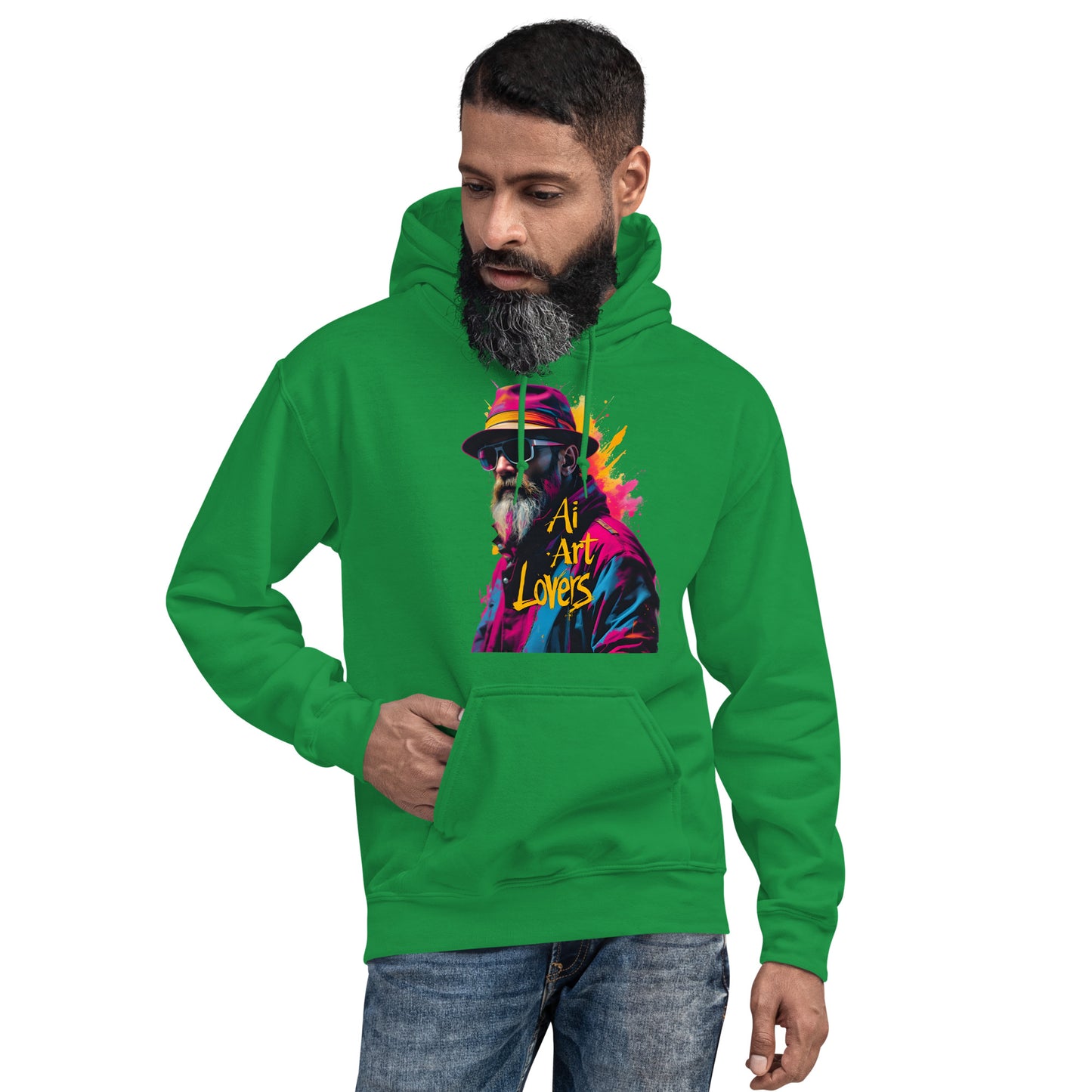 Unisex Twin print gravy Ai style art lover Hoodie