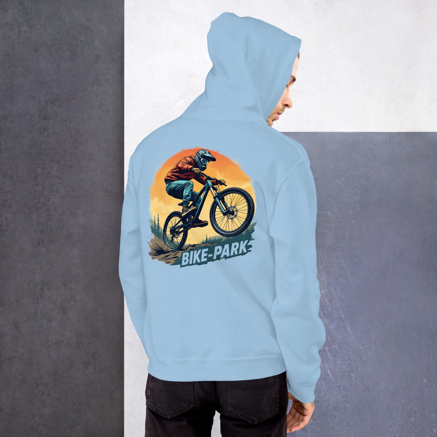 Unisex men's bike Park Rider classic Hoodie