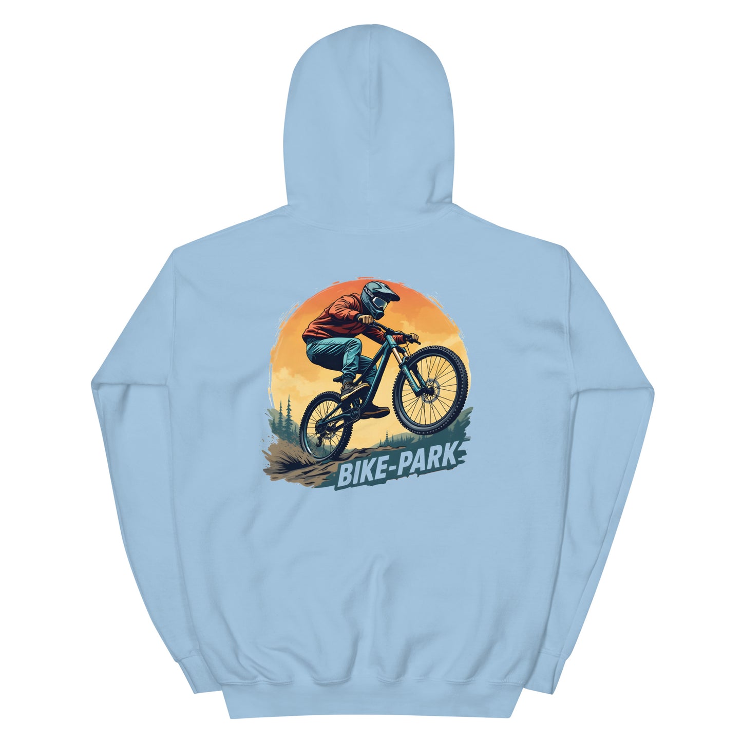 Unisex men's bike Park Rider classic Hoodie