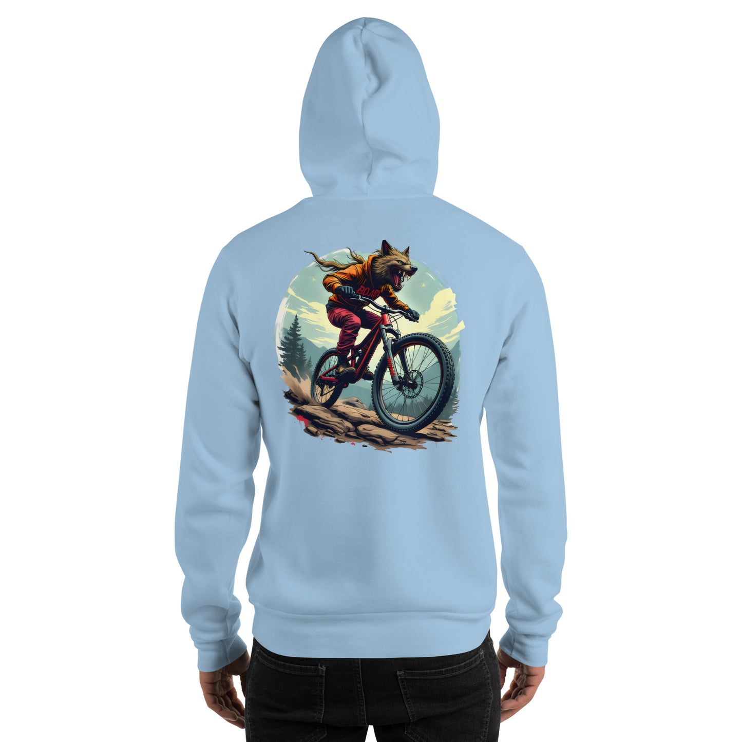 Unisex Wolfman rides Hoodie