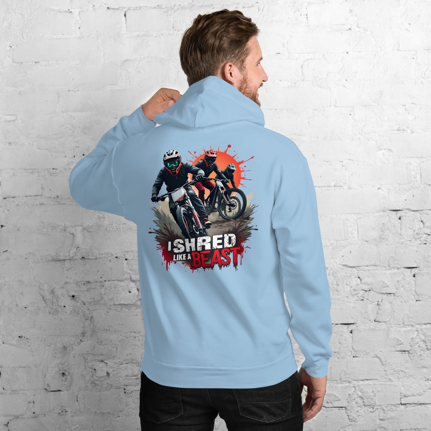 Unisex I shred like a beast Hoodie