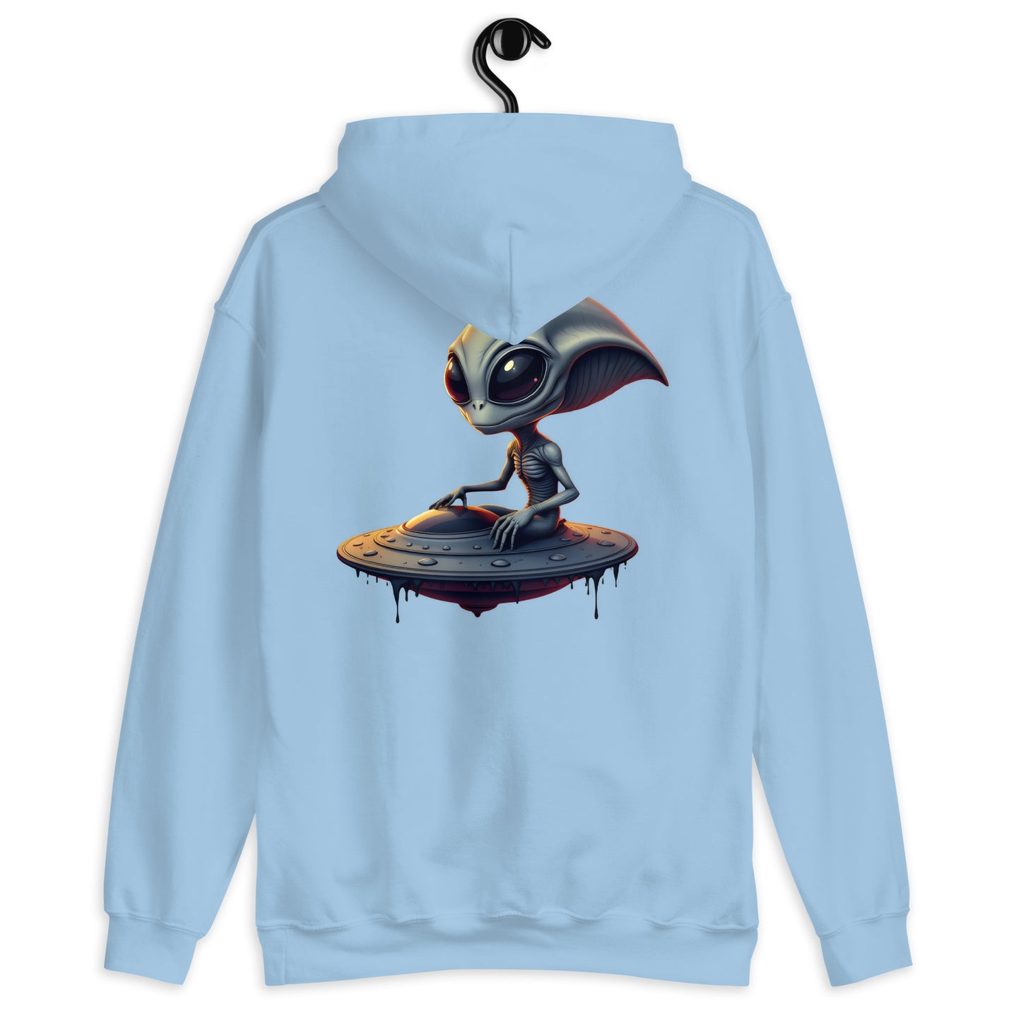Unisex UFO alien armed eyes Hoodie