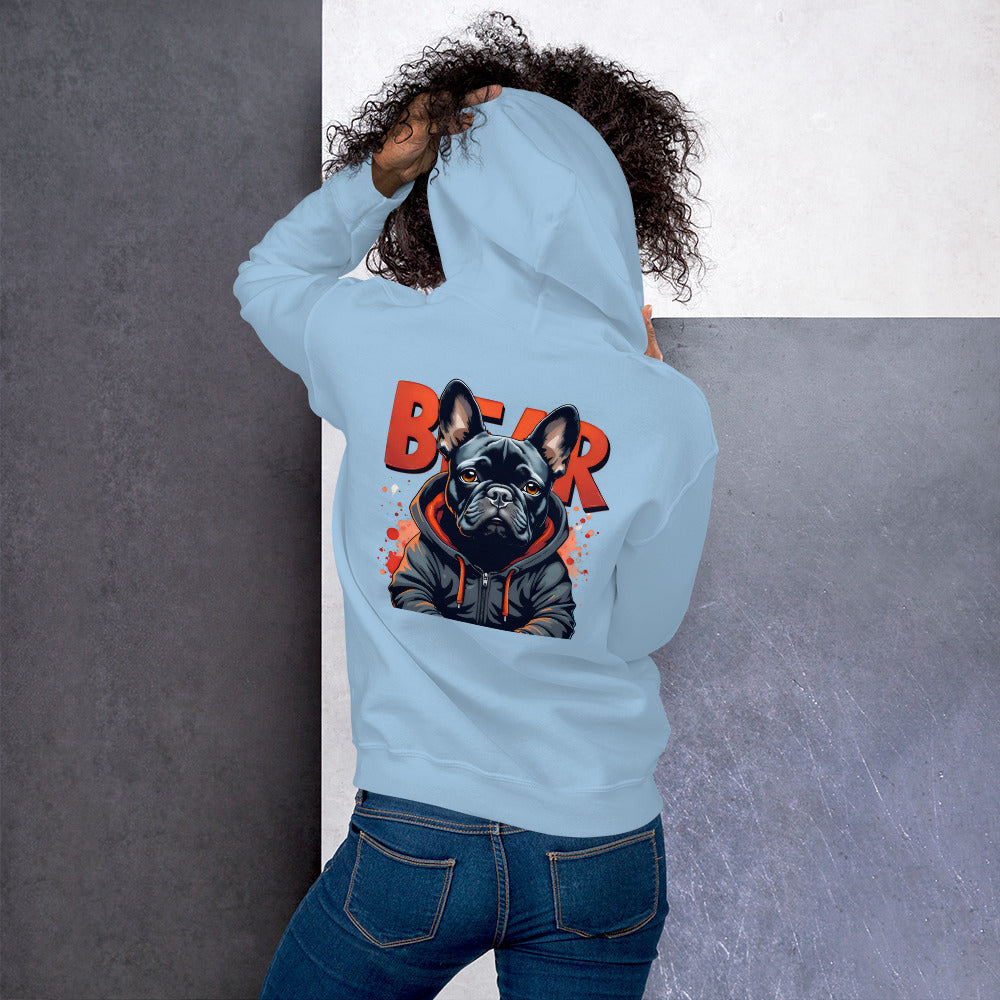 Unisex Bear Dog French bulldog classic Hoodie