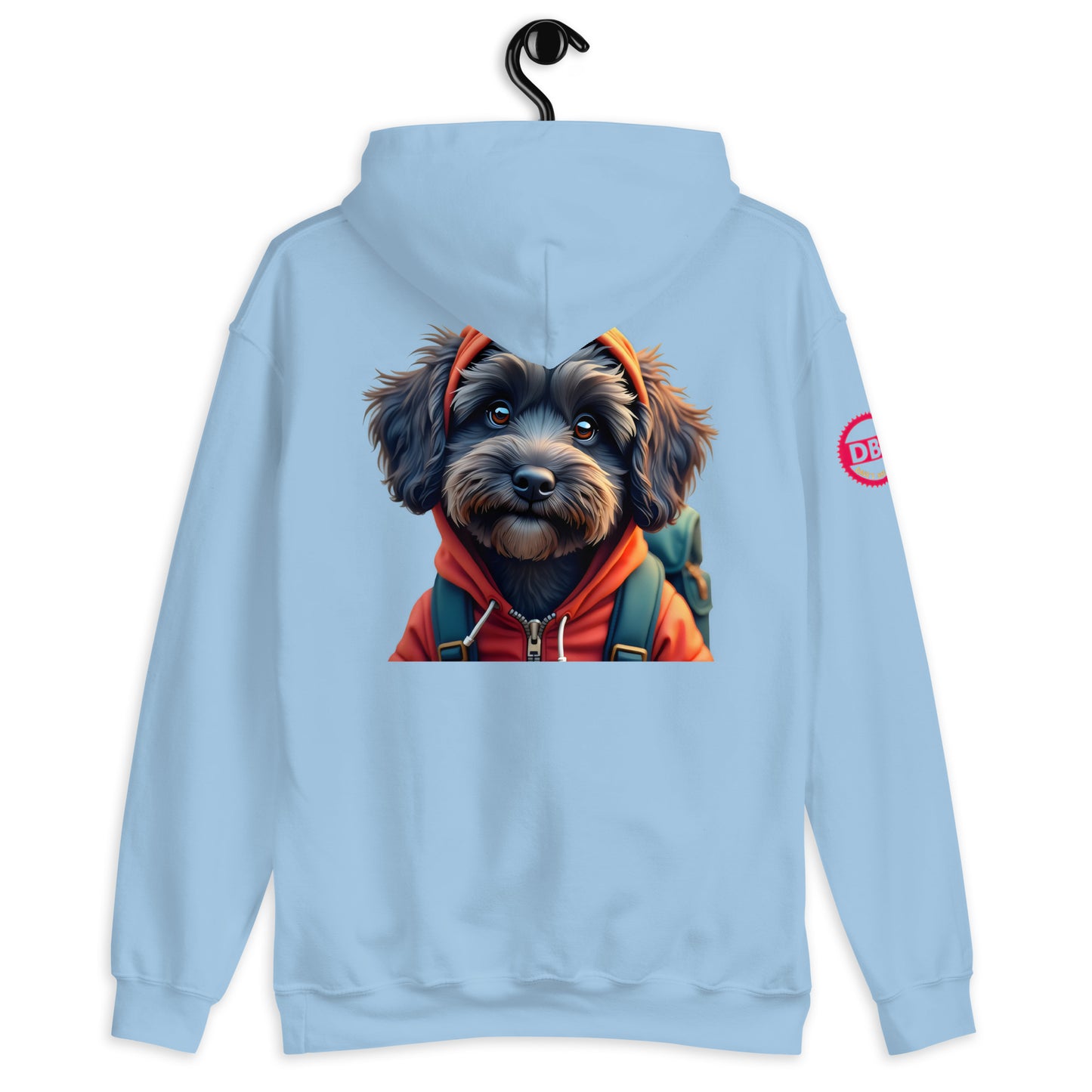 dog ladies Lunar Cockapoo faded t-shirt Hoodie