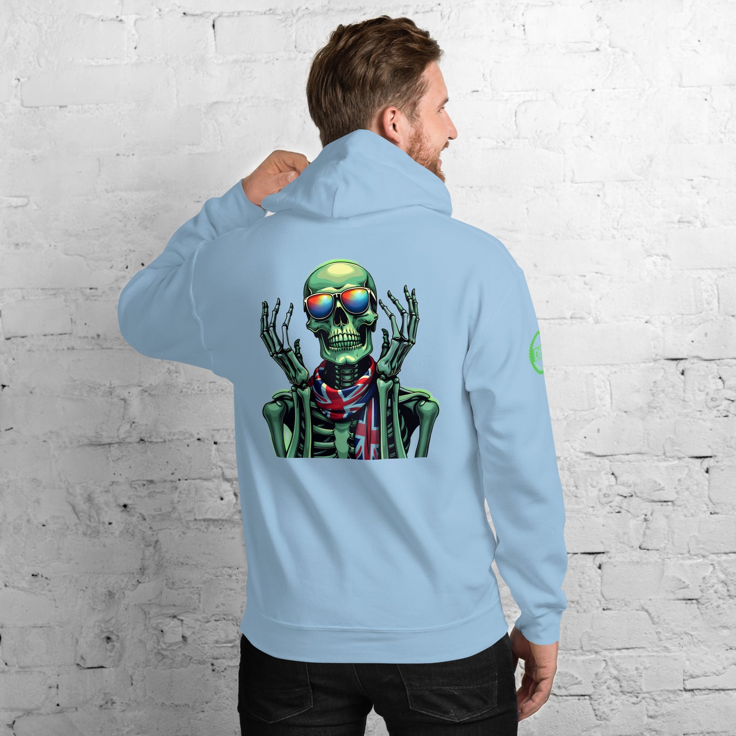 Unisex Luminous skeleton man Hoodie