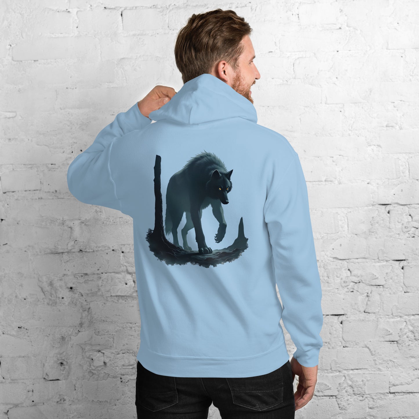 Unisex Unisex Shadow Wolf classic tee Hoodie