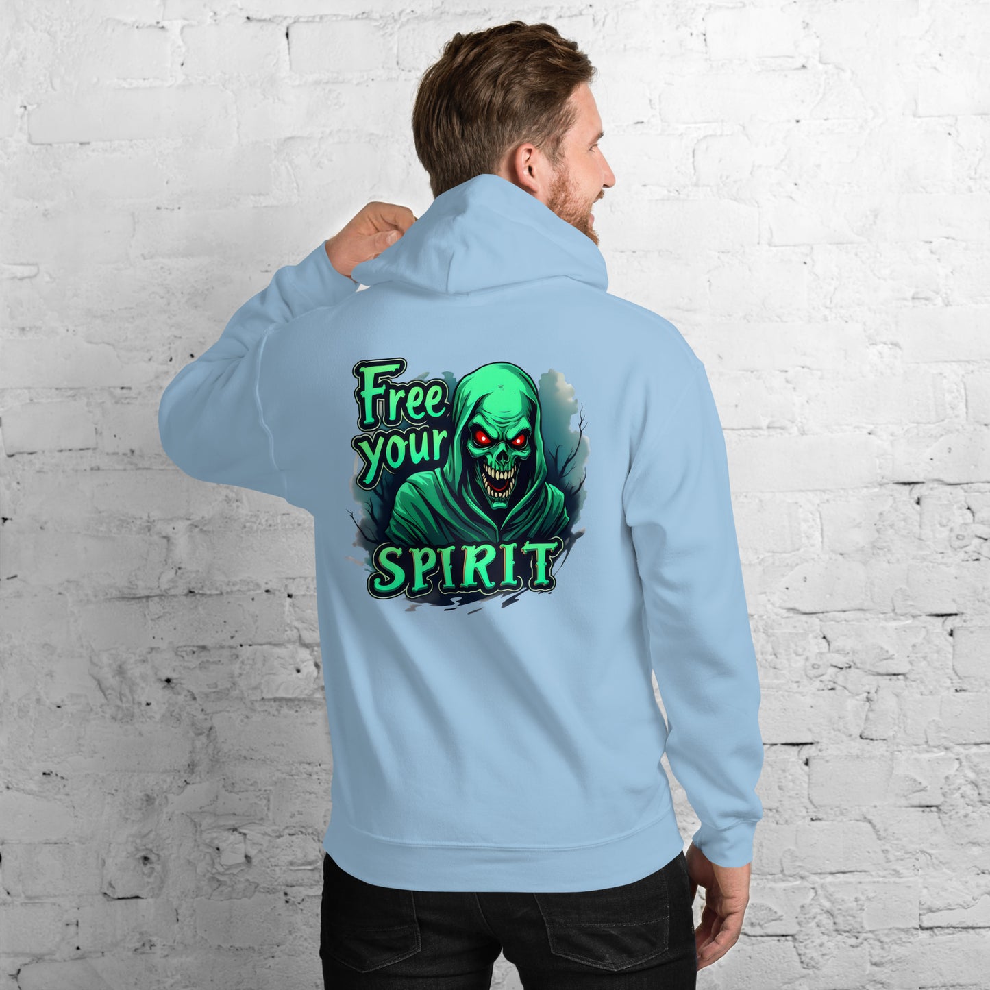 Unisex Halloween free your spirit heavy blend Hoodie