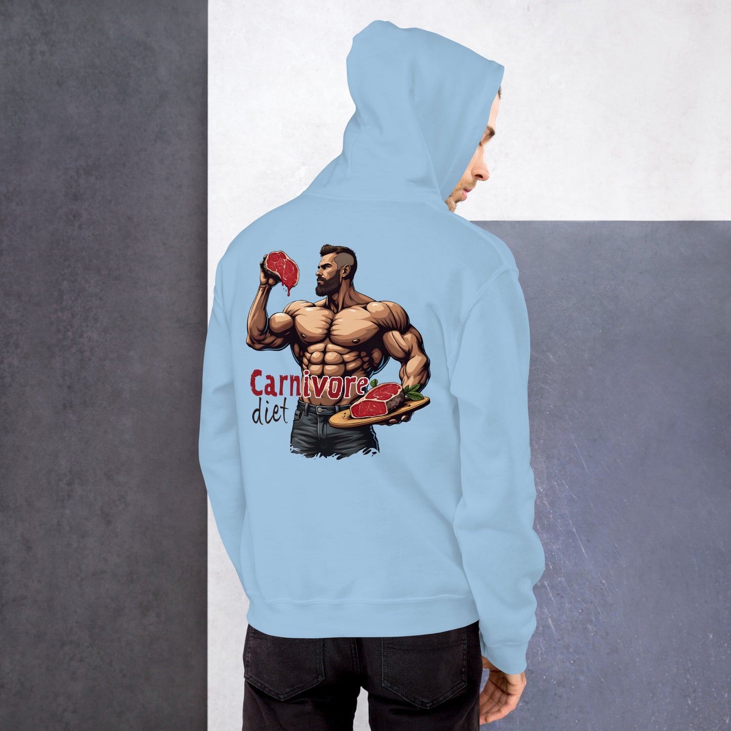 Men's carnivore diet Hoodie