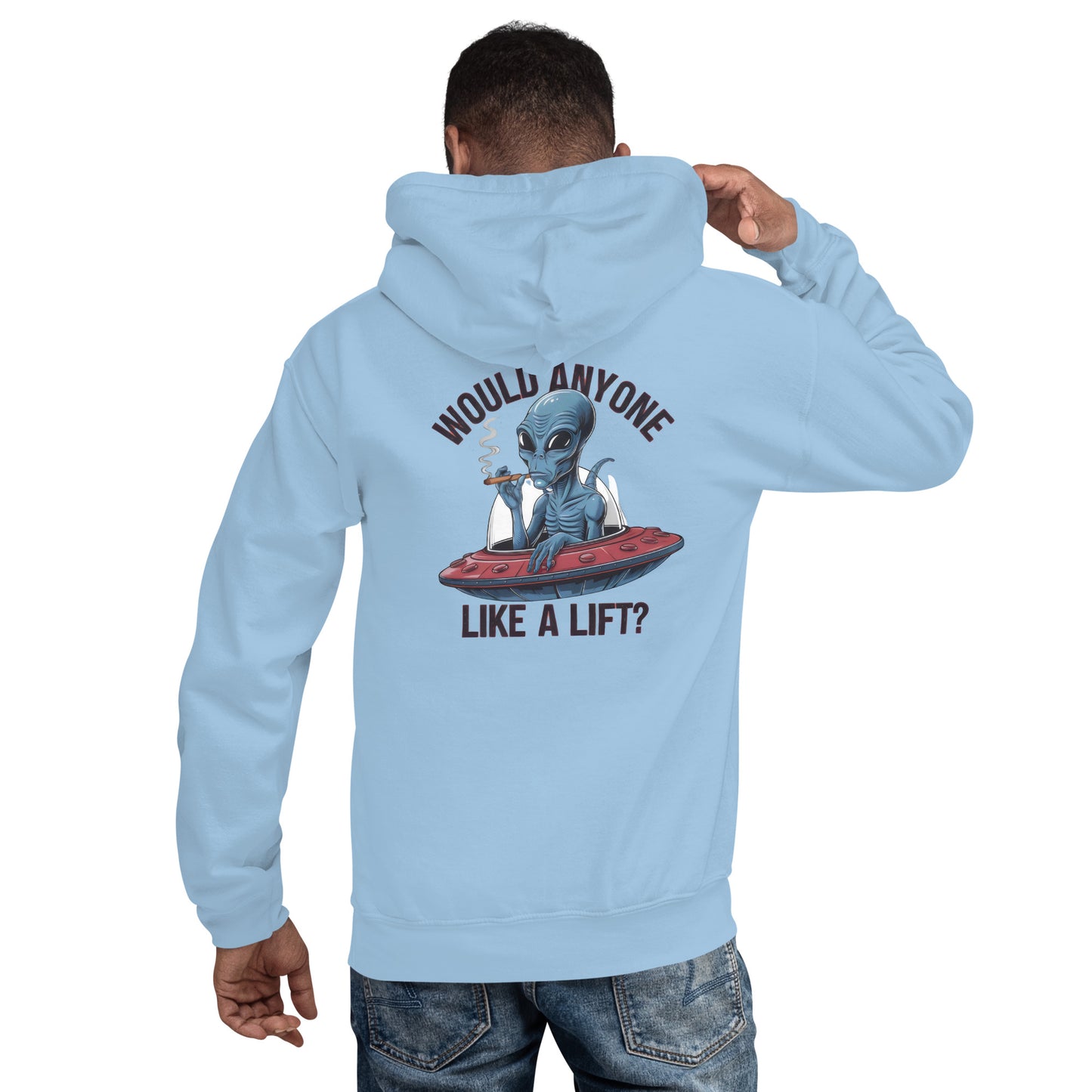 Unisex UFO Would anyone like a lift Hoodie