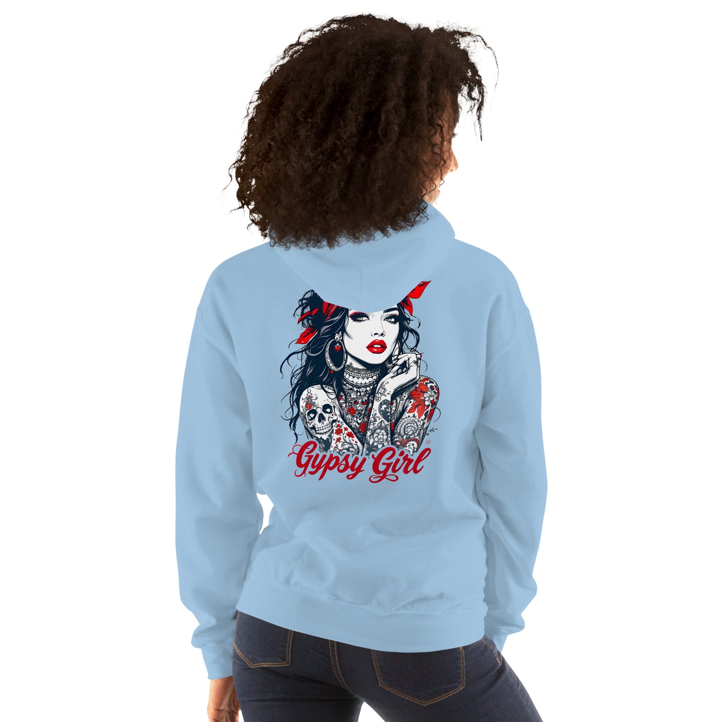 Unisex Gypsy girl illustration Hoodie
