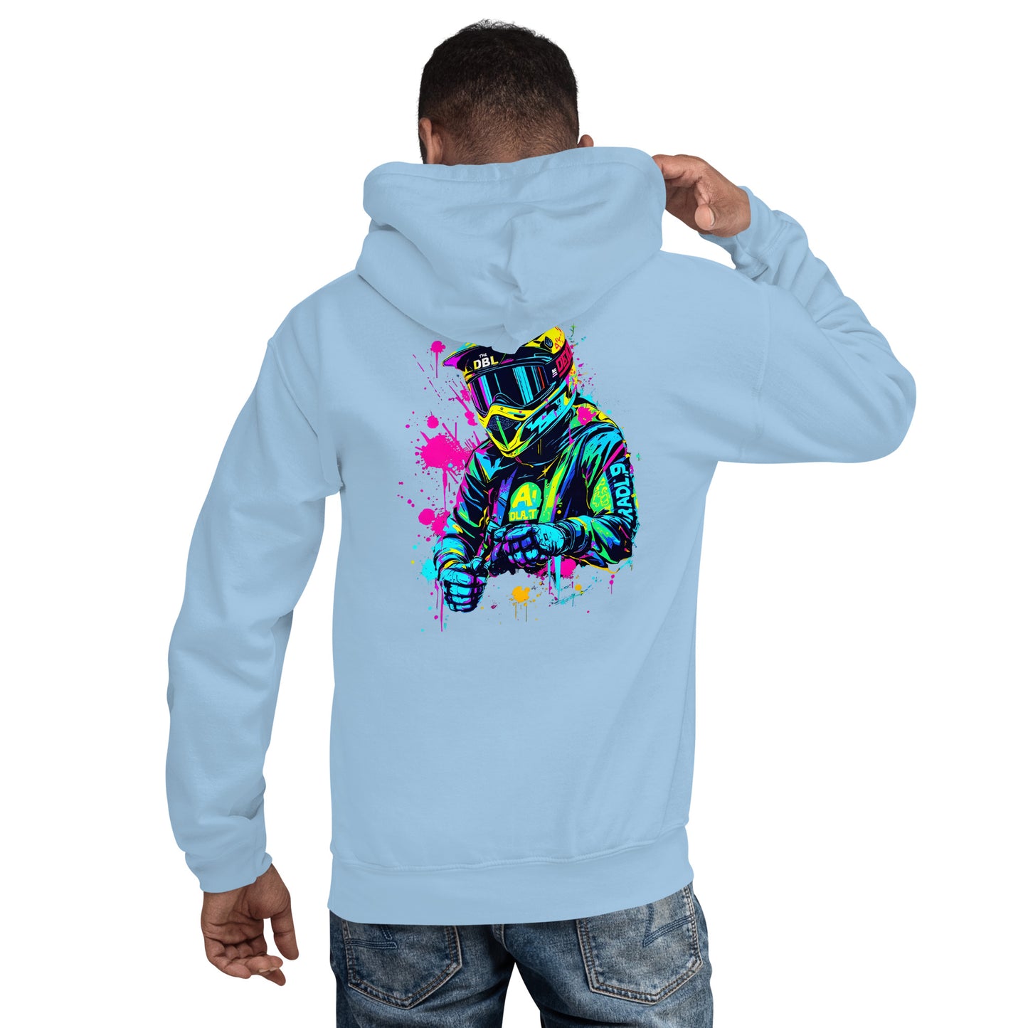 Unisex Psychedelic bike art series-2 Hoodie