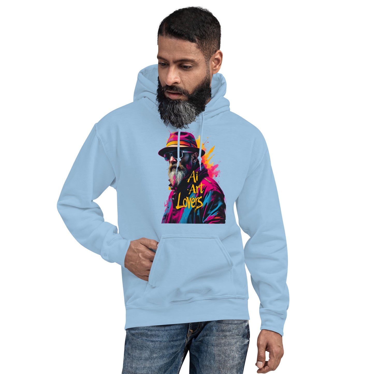 Unisex Twin print gravy Ai style art lover Hoodie
