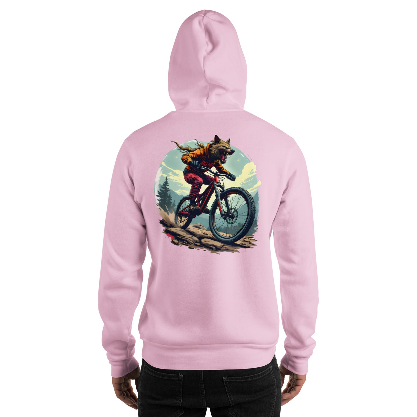 Unisex Wolfman rides Hoodie
